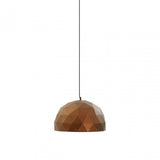 Geoi Medium Coffee Dome Pendant Light Copper