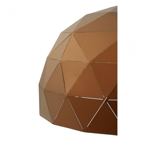 Geoi Medium Coffee Dome Pendant Light Copper