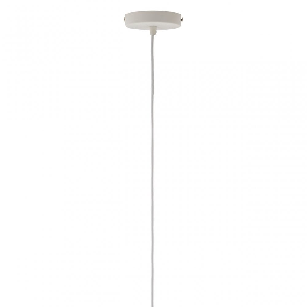 Geoi Large White Dome Pendant Light White