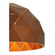 Geoi Large Coffee Dome Pendant Light Brown