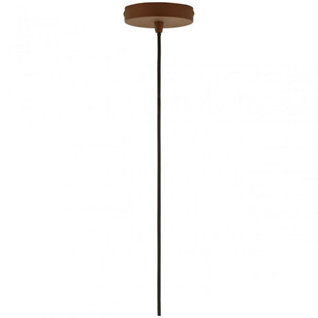 Geoi Large Coffee Dome Pendant Light Brown