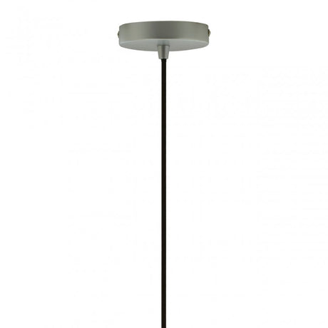 Geoi Large Silver Dome Pendant Light Silver