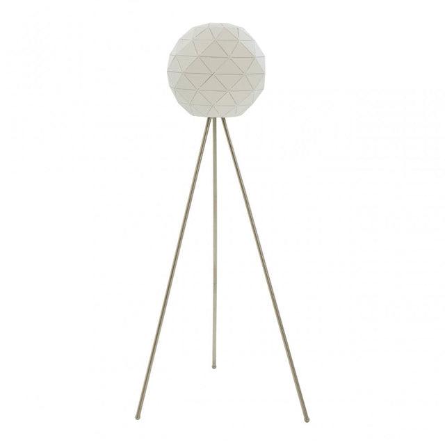 Geoi White Finish Floor Lamp White