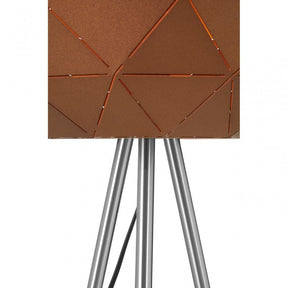 Geoi Coffee Finish Floor Lamp Brown