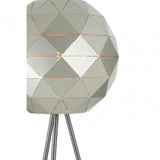 Geoi Silver Finish Floor Lamp Silver
