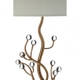 Zeva Table Lamp with EU Plug Gold
