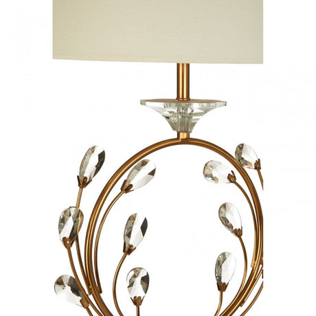 Zahra Table Lamp with EU Plug Gold