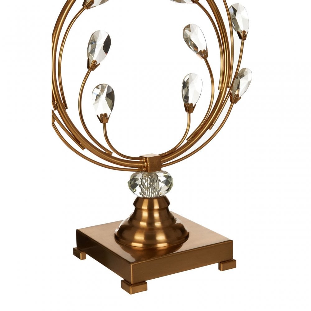 Zahra Table Lamp with EU Plug Gold