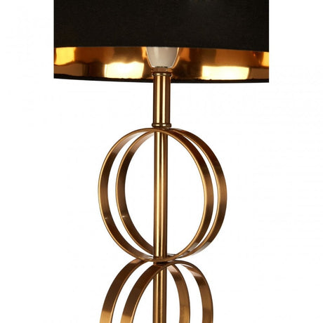 Zeta Table Lamp with EU Plug Gold