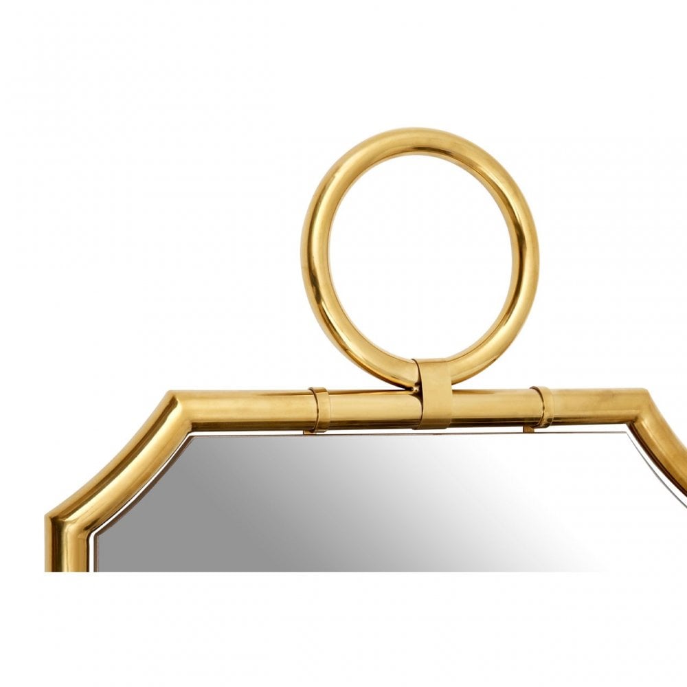 Meissa Pendant Wall Mirror Gold