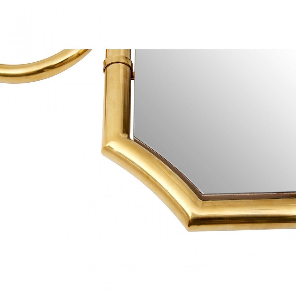 Meissa Pendant Wall Mirror Gold