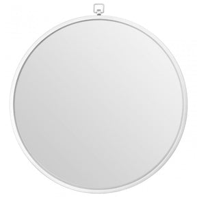 Jacen Round Wall Mirror Silver
