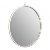 Jacen Round Wall Mirror Silver