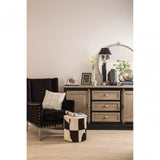Jacen Round Wall Mirror Silver