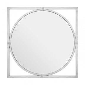 Jair Square Wall Mirror Silver