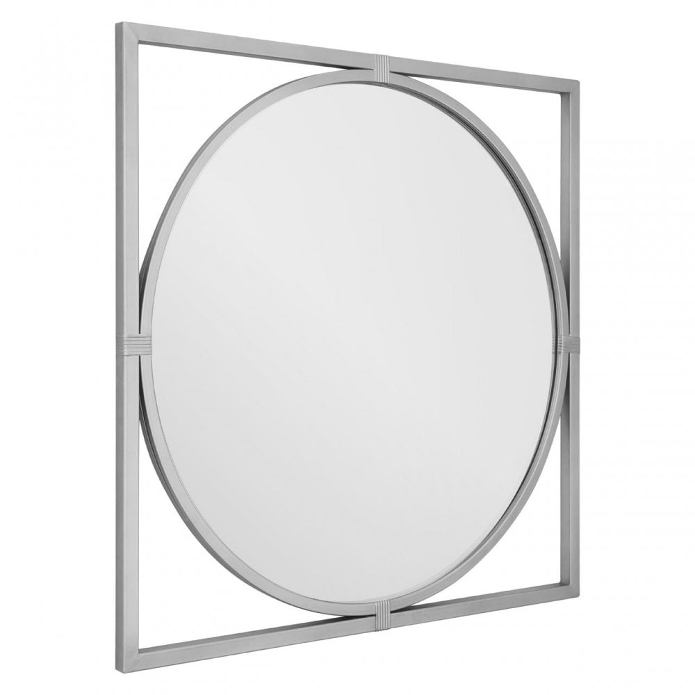 Jair Square Wall Mirror Silver