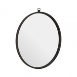 Jacen Round Wall Mirror Black