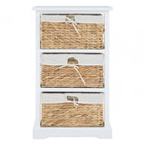 Ashby 3 Drawer Chest White