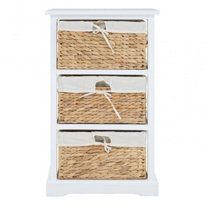 Ashby 3 Drawer Chest White