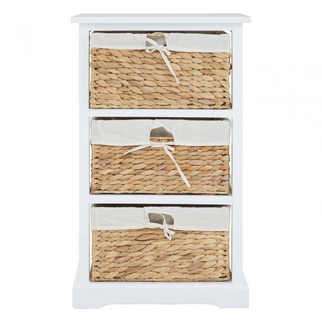 Ashby 3 Drawer Chest White