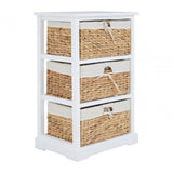 Ashby 3 Drawer Chest White