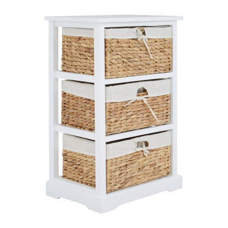 Ashby 3 Drawer Chest White