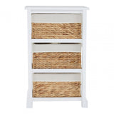 Ashby 3 Drawer Chest White