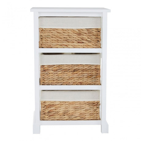 Ashby 3 Drawer Chest White