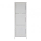 3 Drawer Rustic Bathroom Shelf Unit White