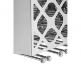 Donal 12 Bottle Silver Finish Wine Rack Silver