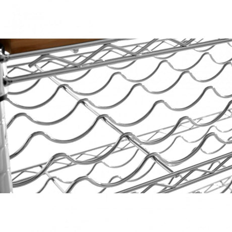 Frankfurt 5 Tier Wine Rack Silver