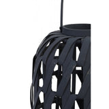 Vicky Bamboo Night Blue Lantern - 30cm x 45cm