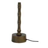 Antique Bronze Armata Table Lamp Base - 15x51cm with E27 Fitting