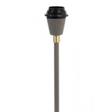 Mosira Matte Grey and Bronze Round Lamp Base 10x45cm