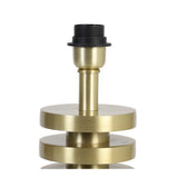 Desley Matte Gold Round Lamp Base, 40cm