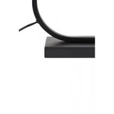 Oval Matte Black Jamiro Lamp Base 47x13x29cm