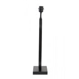 Sleek Jamiri Oval Lamp Base in Matte Black Finish