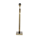 Antique Bronze Oval Lamp Base 21x13x55cm - Jamiri Collection