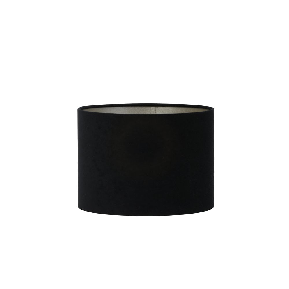 Velvet Noir Cylinder Lamp Shade 20x20x15cm
