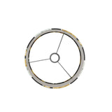 Tropical Jungle Cylinder Shade - 35x35x30cm Velour Fabric