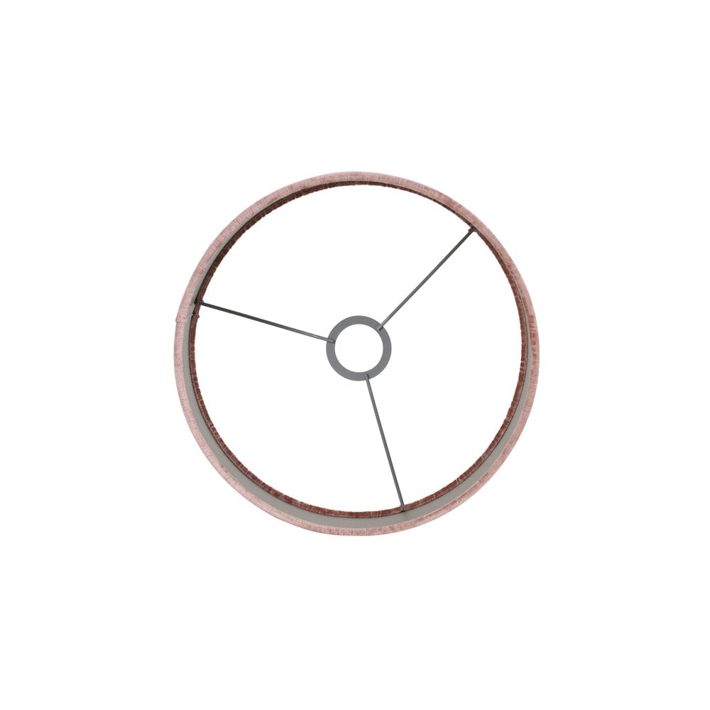 Elegant Gemstone Pink Cylinder Lamp Shade, 40x40x30cm