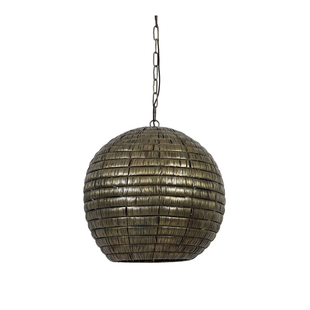 Title: Exquisite Kymora Antique Bronze Pendant Lamp 55x56cm