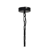Elegant Round Black and Gold Pendant Light 30x37cm