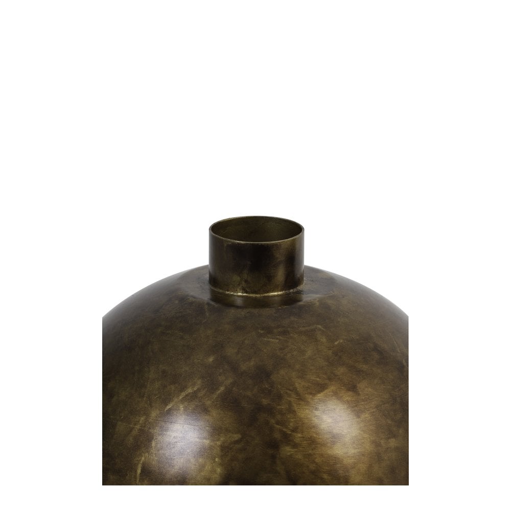 Antique Bronze Finish Binco Vase - 26x34cm
