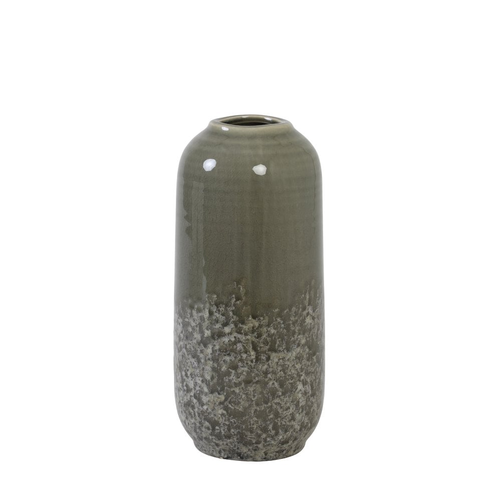 Elegant Sand-Colored Ceramic Vase - 13.5x30cm Dulci Collection