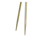 Envira Pillar Table in Antique Gold - 30x80.5cm