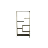 Yvana Antique Gold Rectangular Metal Cupboard 101x36x200cm