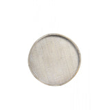 Light Brown Kenzie Wooden Round Side Table, 45x53cm