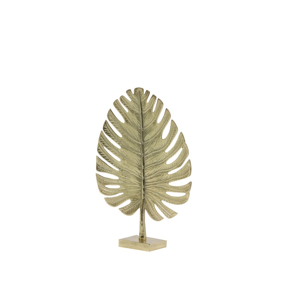 Golden Leaf Decorative Ornament - 30x8x42cm