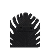 Black Metal Leaf Decorative Wall Art 32x40cm